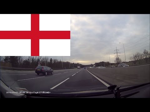 Driving in England --- From Cambridgeshire to Surrey M11, M25 1 hr 45 mins