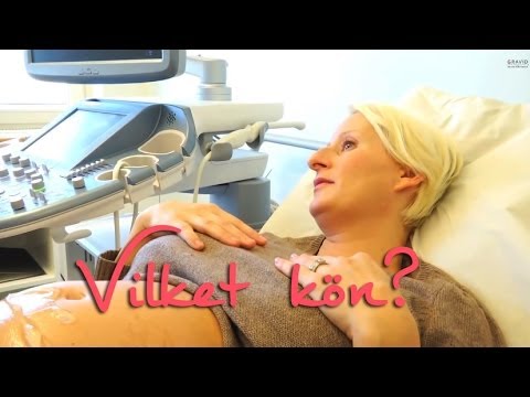 Går på ultraljud - Agnes gravid v. 19