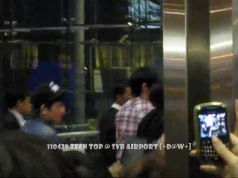[Fancam] 110429 Teen Top @ Suvarnabhumi Airport in Bangkok 6