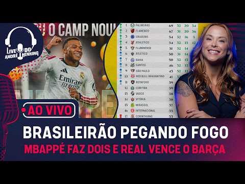 AO VIVO: CORINTHIANS NO Z4; PALMEIRAS LÍDER; FLAMENGO EM CAMPO; NEYMAR EXPULSO;REAL VENCE BARÇA E +