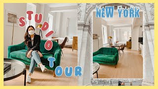 NEW YORK STUDIO APARTMENT TOUR + Living Alone in NYC 뉴욕 브이로그 | Crystall Cho