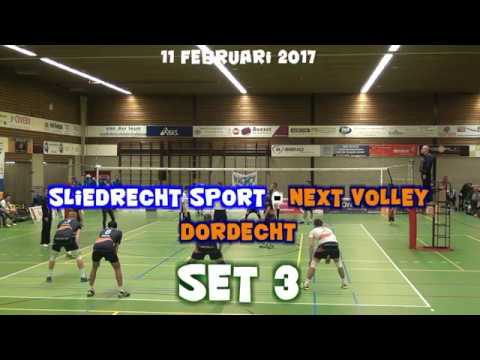 Sliedrecht Sport H1 - Next Volley H1 11-02-2017 set3