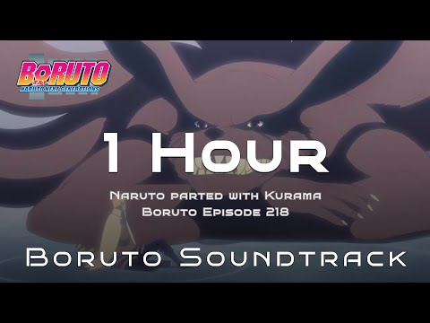 Naruto parted with Kurama 1 Hour Channel - Boruto Episode 218 Sad Soundtrack