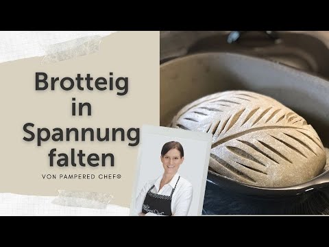 Folding and shaping bread dough - Tips & Tricks - Steffi with Pampered Chef®