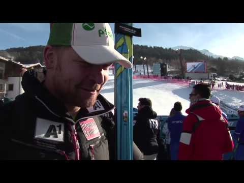 BORMIO DH 2012 - Klaus Kroell post-gara