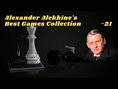🏆ALEKHINE'S BLINDFOLD BRILLIANCE - Alexander Alekhine M von Feldt🌟💥21 #frenchdefense #chessstrategy