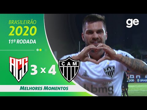 Gols e lances de Atlético-GO x Atlético Mineiro
