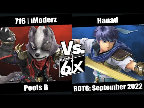 ROT6 September Pools B - 716 | iModerz (Wolf) vs Hanad (Ike) SSBU Singles
