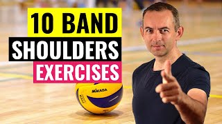 10 Band Exercises for Shoulders Volleyball Players Should be Doing