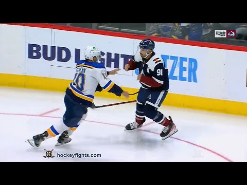 Brayden Schenn vs Nazem Kadri Oct 16, 2021