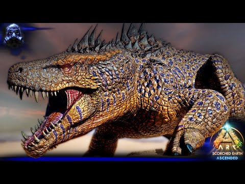 Taming The Giant Desert Lizard Fasolasuchus! - Ark Scorched Earth Ascended - Episode 20