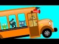 Wheels On The Bus Go Round And Round Nursery Rhyme Kids Song