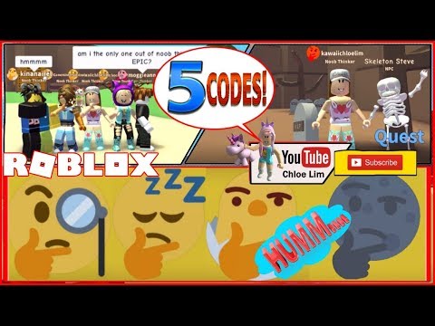 Roblox Gameplay Thinking Simulator 5 Codes Quests I Call It