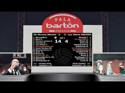 Sir Sicoma Monini Perugia vs Leo Shoes Modena