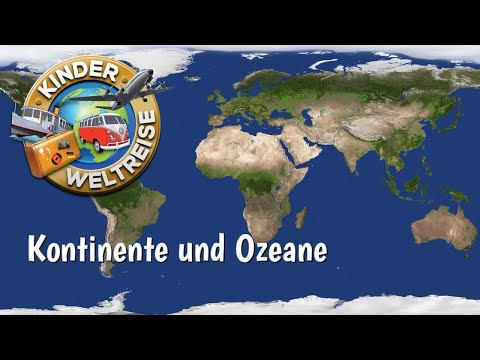 Kontinente und Ozeane - Orientierung auf der Erde - einfach erklärt