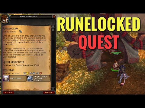 Runelocked Quest (WoW MOP)