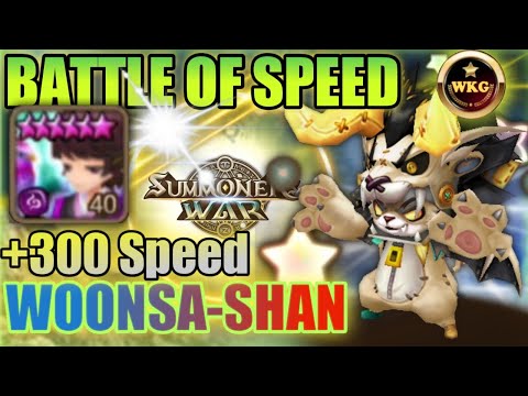BATTLE OF SPEED +300 SHAN WOONSA - Summoners War