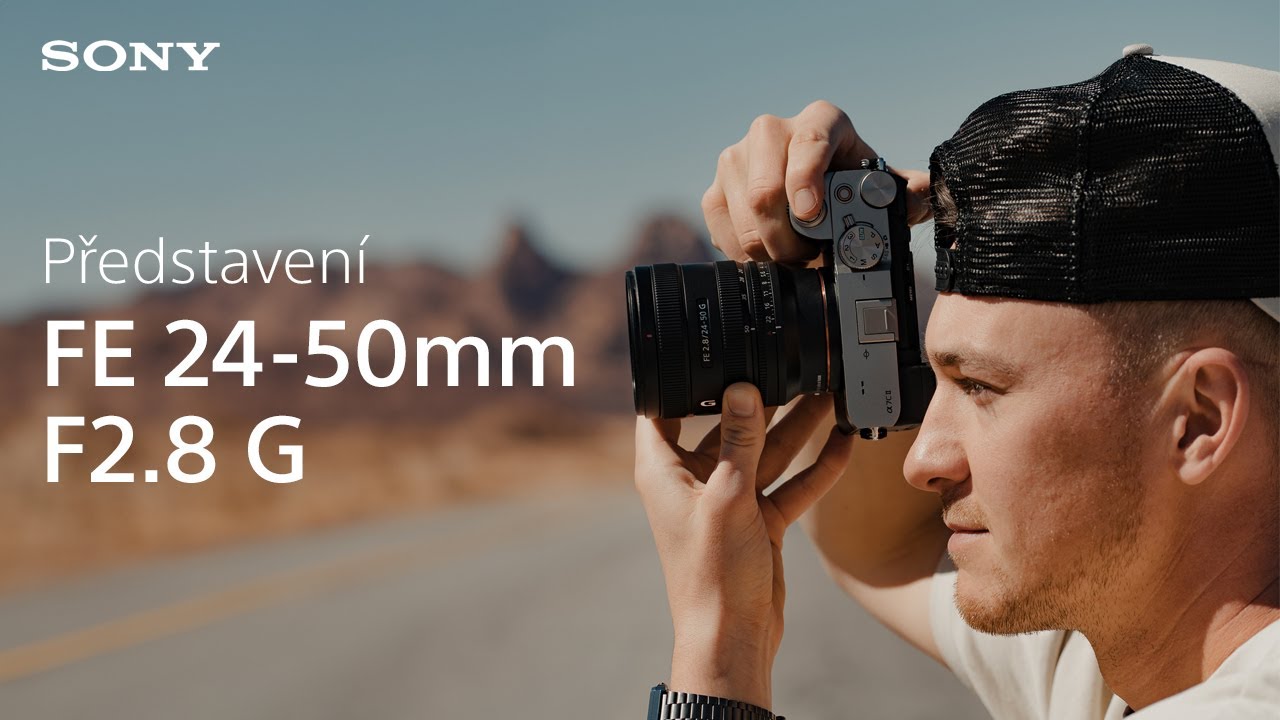 YouTube video - Představení Sony FE 24-50mm F2.8 G Objektiv
