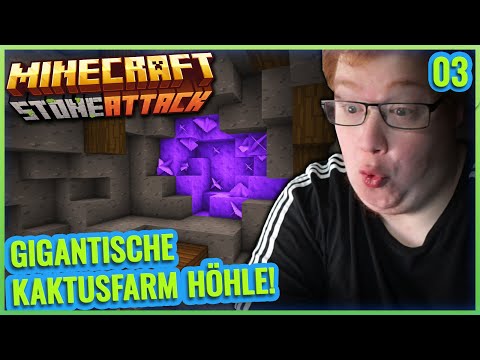 Ich BAUE eine GIGANTISCHE KAKTUSFARM! - Stone Attack #3