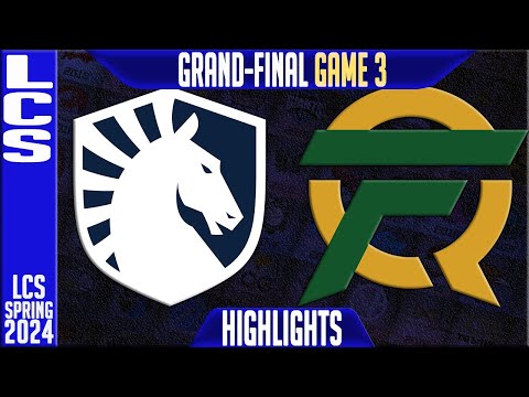 TL vs FLY Highlights Game 3 | LCS Spring 2024 Playoffs GRAND Final | Team Liquid vs FlyQuest G3