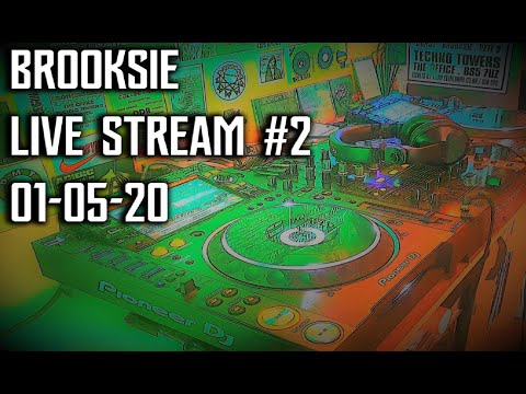 Techno - Hard Techno - Hard Groove - Brooksie - Live Stream #2 - May 2020