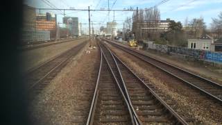 preview picture of video 'Cabinerit Rotterdam CS - Haarlem via Delft nieuwe spoortunnel'