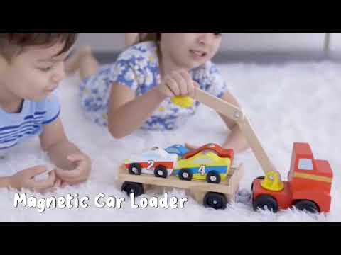 Melissa & Doug Magnetic Car Loader
