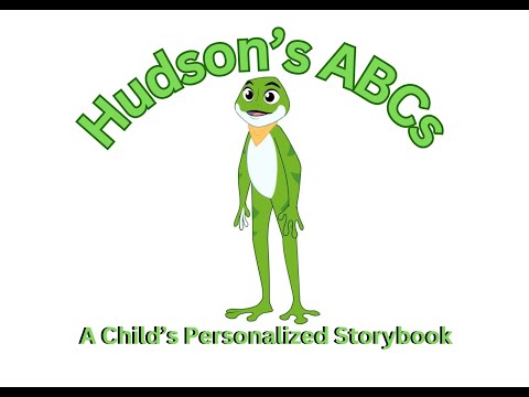 Hudson's ABC Learning Storybook   Personalized kids' learning Video