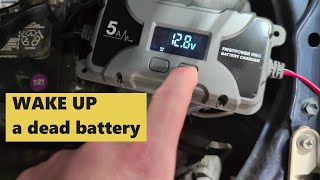 How to wake-up a DEAD car battery - Firstpower pro charger test