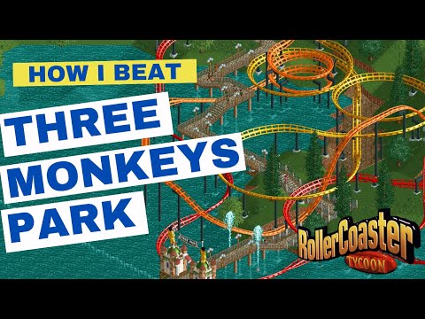 HOW TO BEAT | Three Monkeys | Rollercoaster Tycoon Classic Scenario Guide