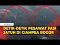 Breaking News Detik Detik Pesawat Fasi Jatuh Di Ciampea Bogor Satu Orang Meninggal