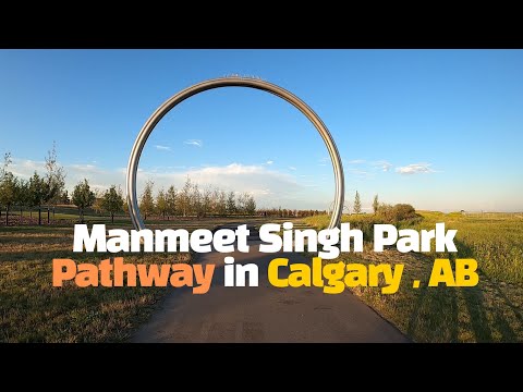 Manmeet Singh Park Pathway in Calgary I Calgary Bike Pathways