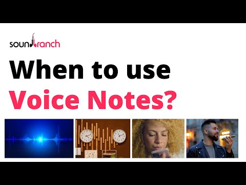 When to use Voice Notes?