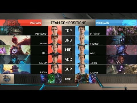 G2 vs ROC Highlights - G2 ESPORTS vs ROCCAT - EU LCS Week 1 - SPRING 2016