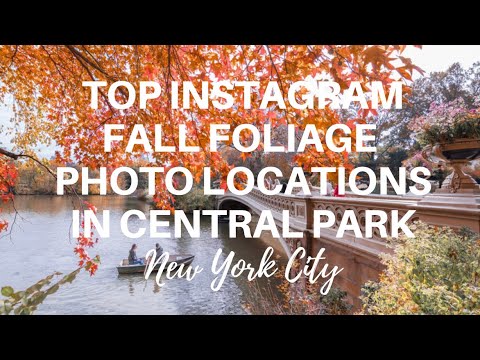 Top Instagram Photo Locations for Fall Foliage in Central Park, Manhattan, New York City