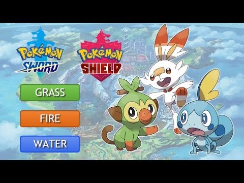 Pokémon Sword And Shield Starters Starter Pokemon And