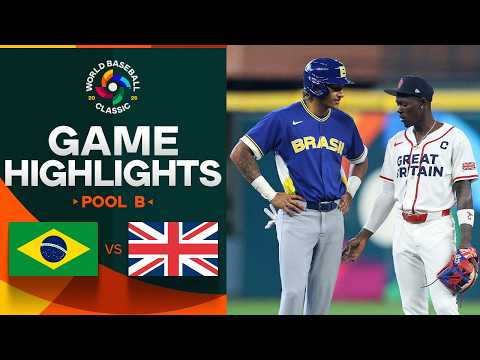 Brazil vs. Great Britain 2026 World Baseball Classic | Game Highlights