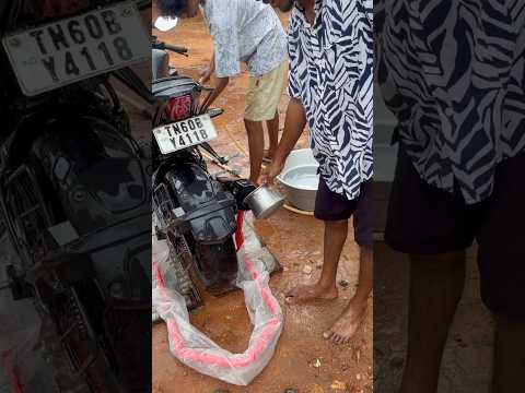 ⚠️😱Bike சைலன்சர்ல தண்ணி ஊத்தி இப்படியாடா சம்பவம் பண்ணுவீங்க!😭#shorts #tamil #r15v3 #yamaha