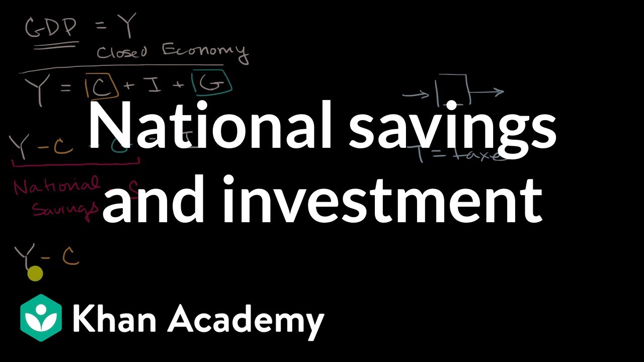 National savings and investment | Financial sector | AP Macroeconomics | Khan Academy