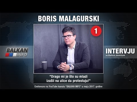 INTERVJU: Boris Malagurski - Drago mi je što su mladi izašli na ulice da protestuju! (16.05.2017)