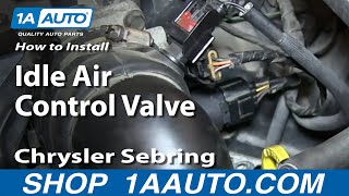How to Replace Idle Air Control Valve 2.7L 01-06 Chrysler Sebring Dodge Stratus