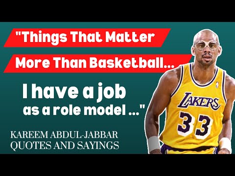 Kareem Abdul-Jabbar Quotes and Sayings - Quotes about life lessons - Quotopia