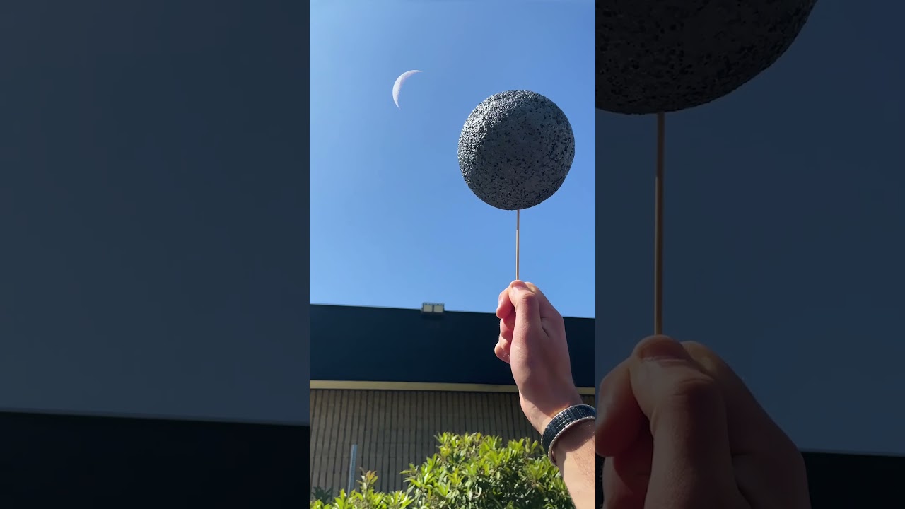 The Moon phases from Earth explanation! #moon