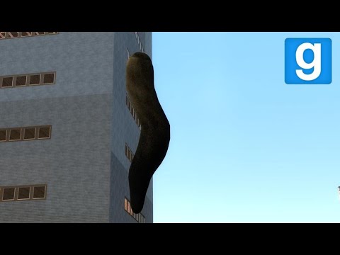 HIGHWAY WORM CLIMBS BUILDING! - Garry's mod Sandbox