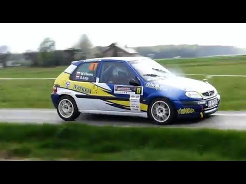 5 Rajd Mikołowsko-Żorski 2016 - Maciej Hawro / Sławomir Leja - Citroen Saxo