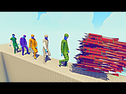 5x Giant Rock Lee vs Every god 🥋 - Totally Accurate Battle Simulator TABS