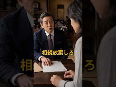 兄の言葉を信じて相続放棄をした結果#Shorts #おもしろ