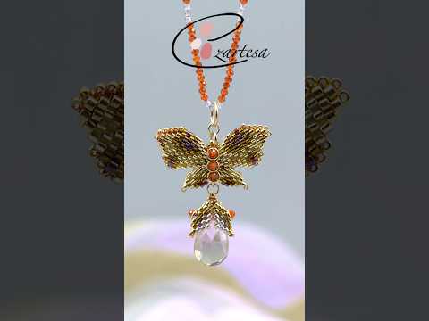 Beaded Butterfly, Mastering Peyote Stitch #peyotestitch #beads #beadstutorial #jewelry