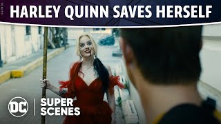 The Suicide Squad - Harley Quinn Saves Herself | Super Scenes | DC