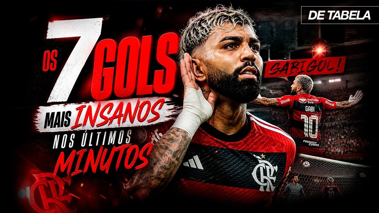 Top 7 gols icônicos marcados nos acréscimos - DE TABELA - Ep.01